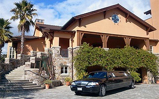 Limousine at Silverado Vineyards in Napa